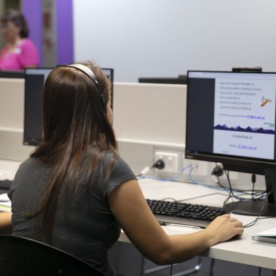 Sarina Russo Institute student studying